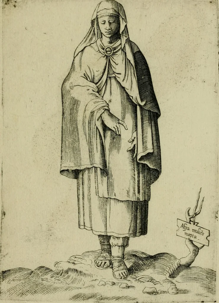 An illustration from Omnivm fere gentivm nostræ ætatis habitvs, nvnqvam ante hac æditi, 1563, leaf 126