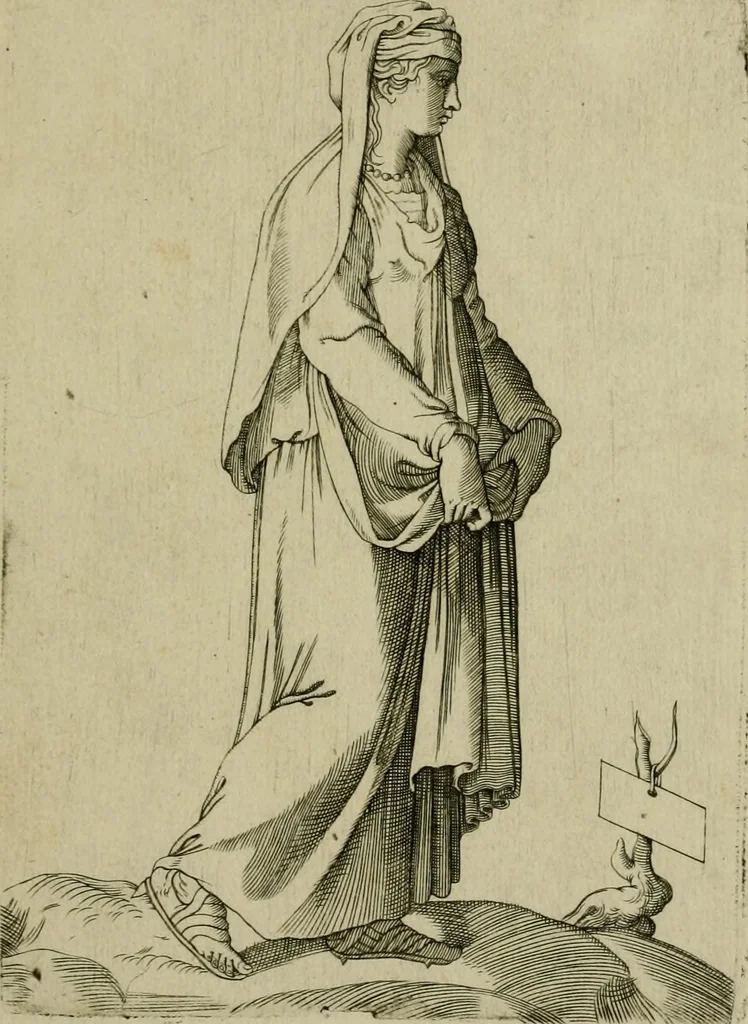 An illustration from Omnivm fere gentivm nostræ ætatis habitvs, nvnqvam ante hac æditi, 1563, leaf 18