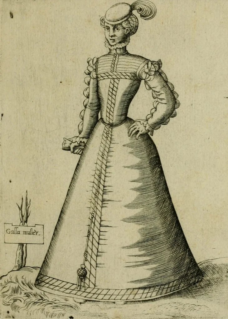 An illustration from Omnivm fere gentivm nostræ ætatis habitvs, nvnqvam ante hac æditi, 1563, leaf 28