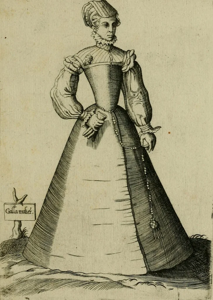 An illustration from Omnivm fere gentivm nostræ ætatis habitvs, nvnqvam ante hac æditi, 1563, leaf 30