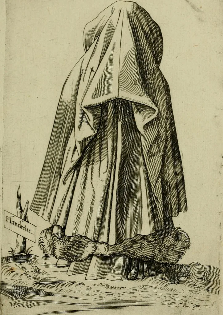 An illustration from Omnivm fere gentivm nostræ ætatis habitvs, nvnqvam ante hac æditi, 1563, leaf 44