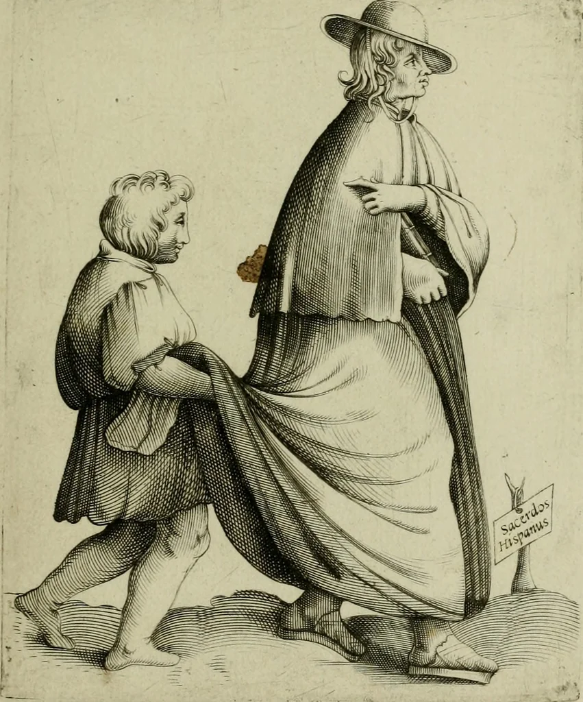 An illustration from Omnivm fere gentivm nostræ ætatis habitvs, nvnqvam ante hac æditi, 1563, leaf 48