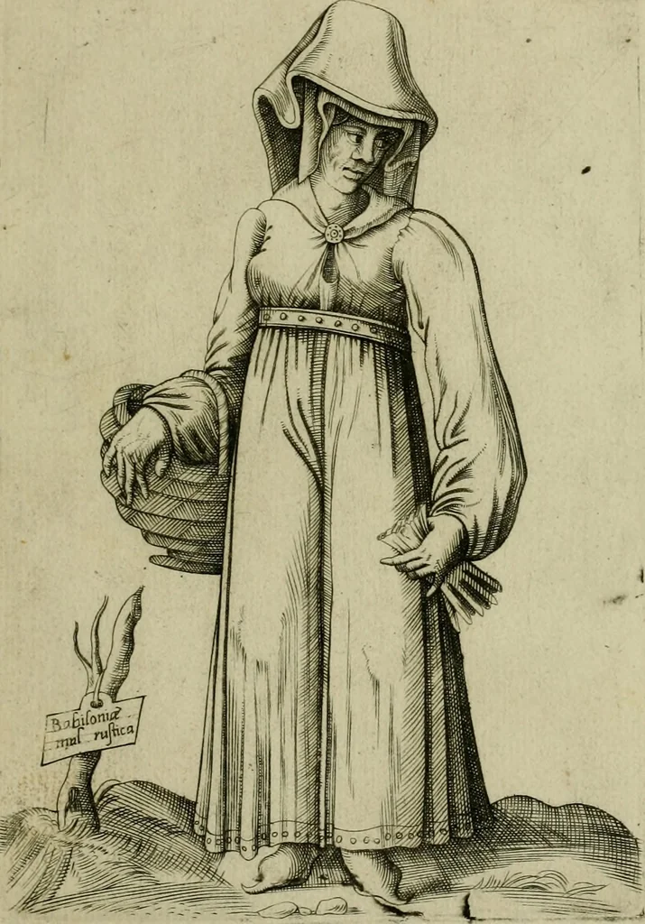 An illustration from Omnivm fere gentivm nostræ ætatis habitvs, nvnqvam ante hac æditi, 1563, leaf 98
