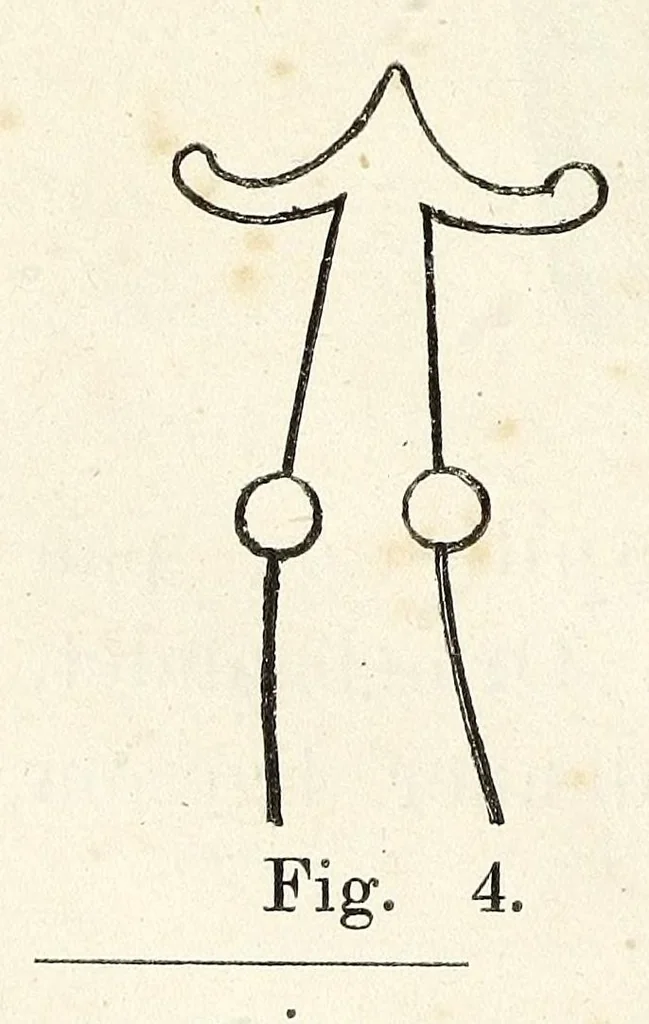 An illustration from Om nordboernes gudedyrkelse og gudetro i hedenold : en antikvarisk undersøgelse, 1876, leaf 60