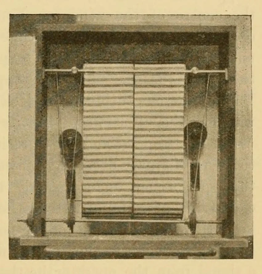 An illustration from On the after-effect of seen movement, 1911, leaf 49