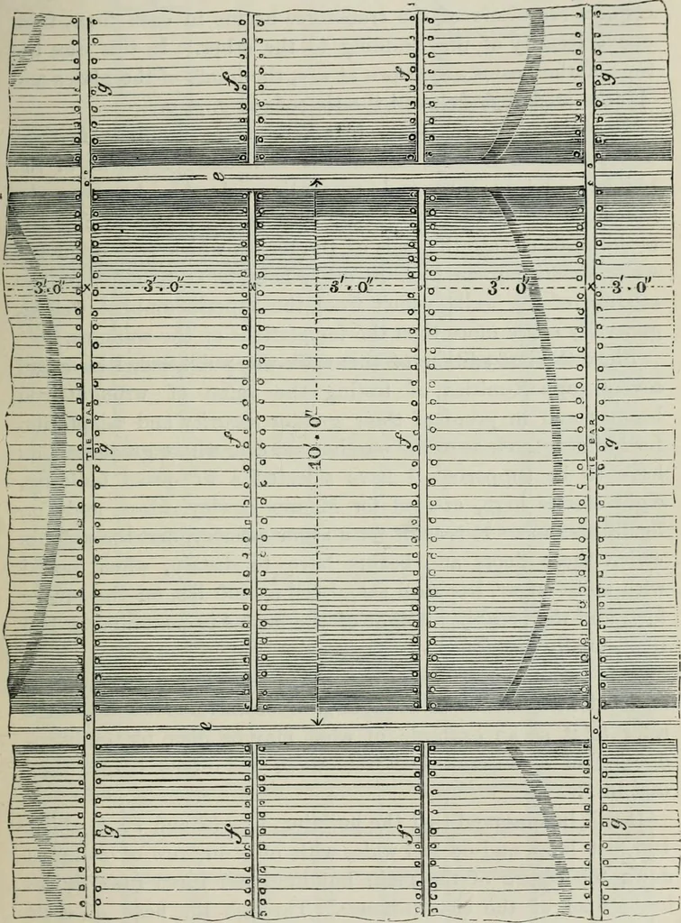 An illustration from On the application of cast and wrought iron to building purposes, 1857, leaf 186