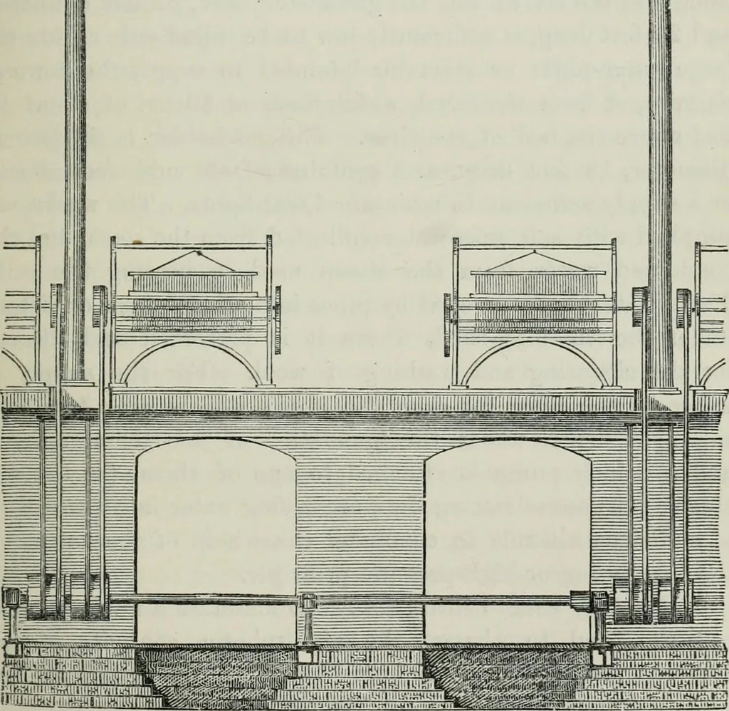 An illustration from On the application of cast and wrought iron to building purposes, 1857, leaf 204