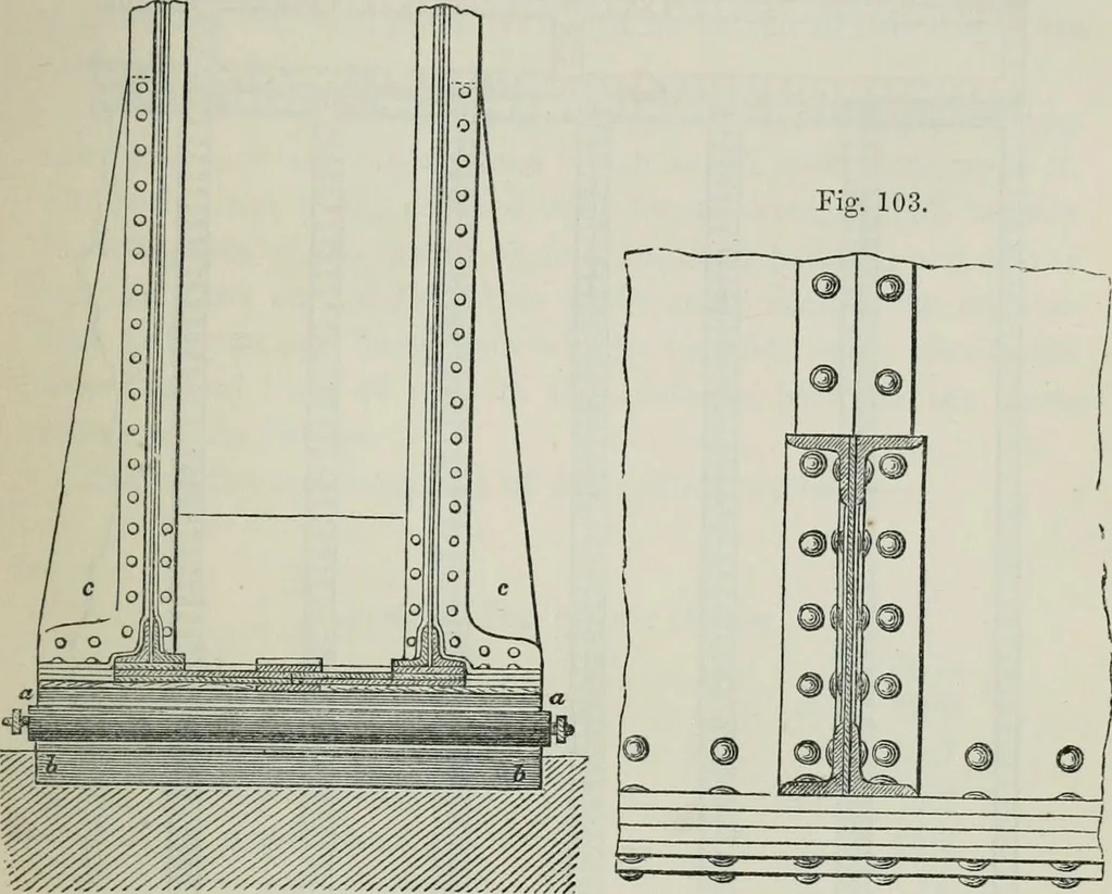 An illustration from On the application of cast and wrought iron to building purposes, 1857, leaf 280
