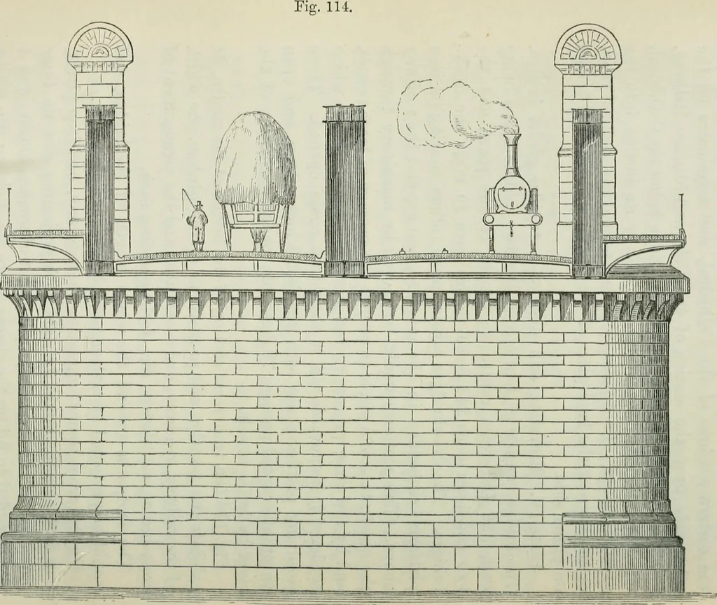 An illustration from On the application of cast and wrought iron to building purposes, 1857, leaf 303