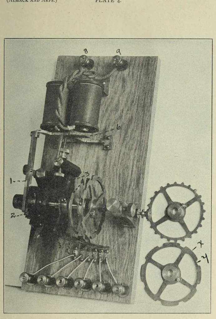 An illustration from On color induction with reference to color recognition, 1916, leaf 11