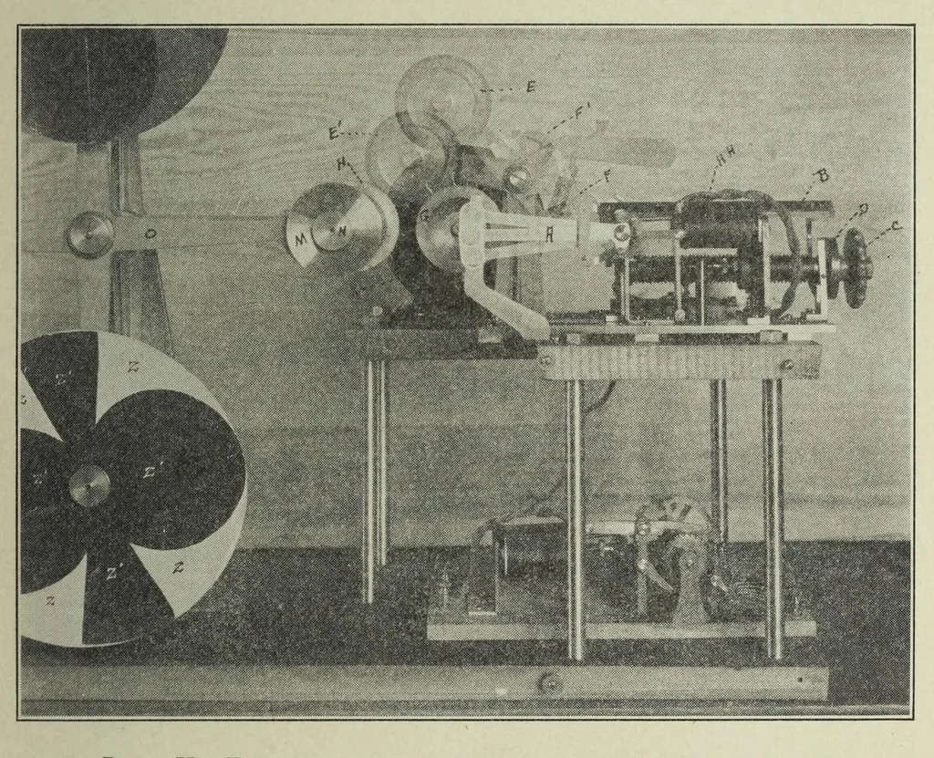 An illustration from On color induction with reference to color recognition, 1916, leaf 9