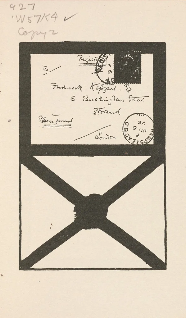 An illustration from One day with Whistler, 1904, leaf 5
