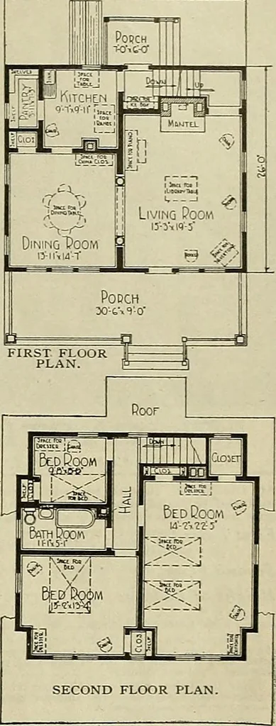 An illustration from One house-or a hundred., 1920, leaf 100