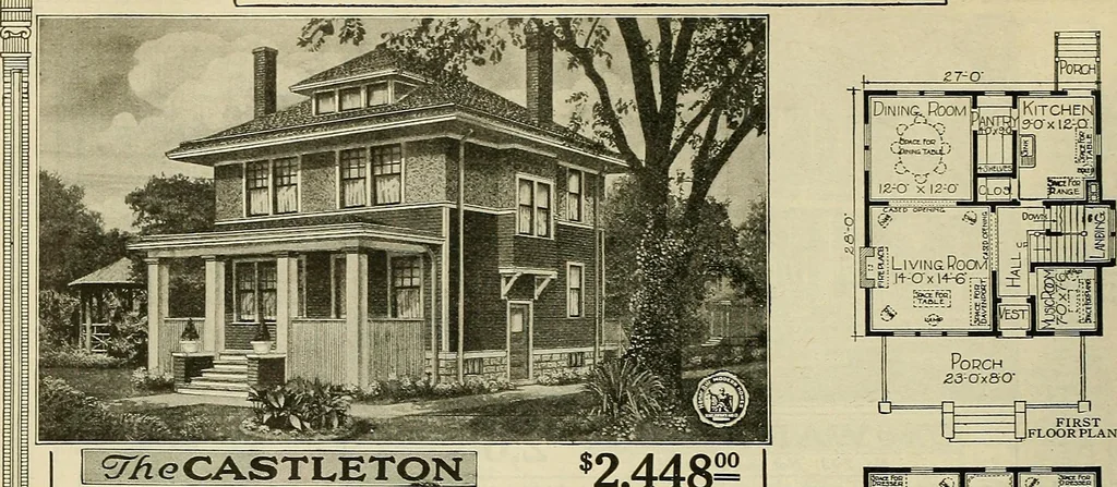 An illustration from One house-or a hundred., 1920, leaf 101