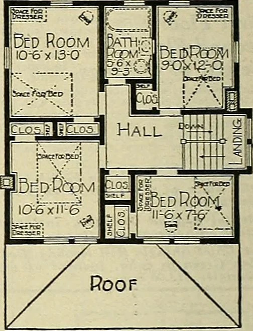 An illustration from One house-or a hundred., 1920, leaf 101