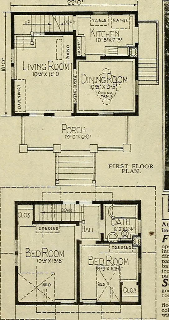 An illustration from One house-or a hundred., 1920, leaf 103