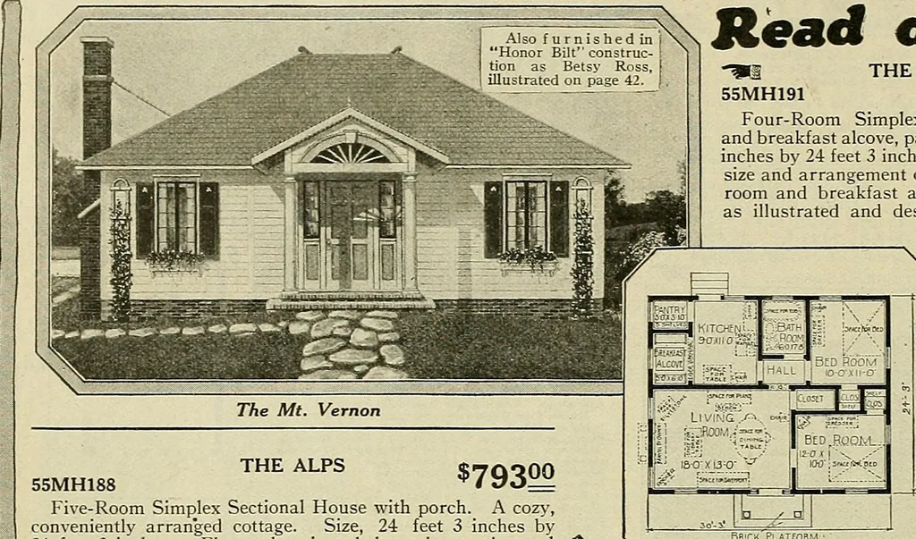 An illustration from One house-or a hundred., 1920, leaf 109
