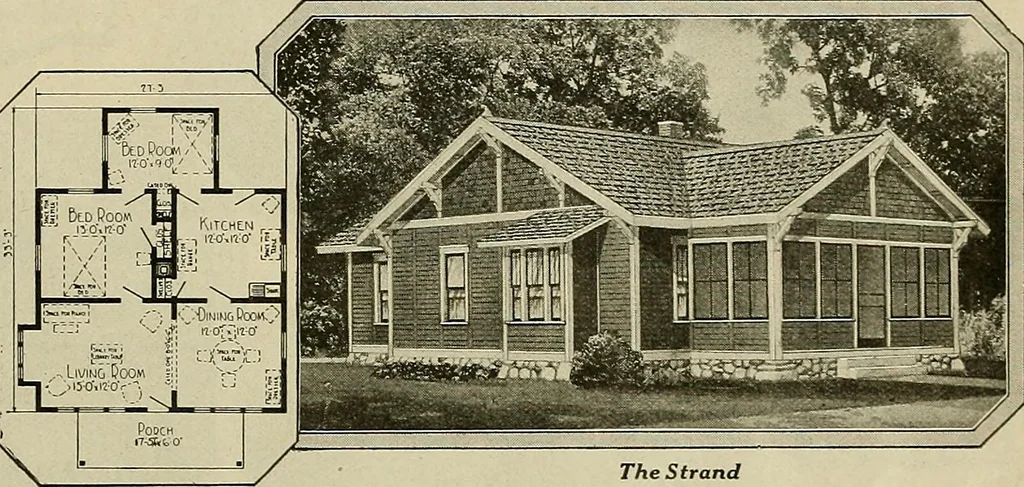 An illustration from One house-or a hundred., 1920, leaf 110