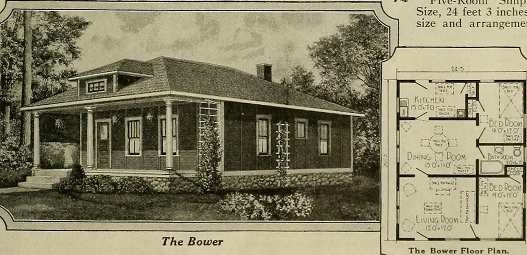 An illustration from One house-or a hundred., 1920, leaf 110