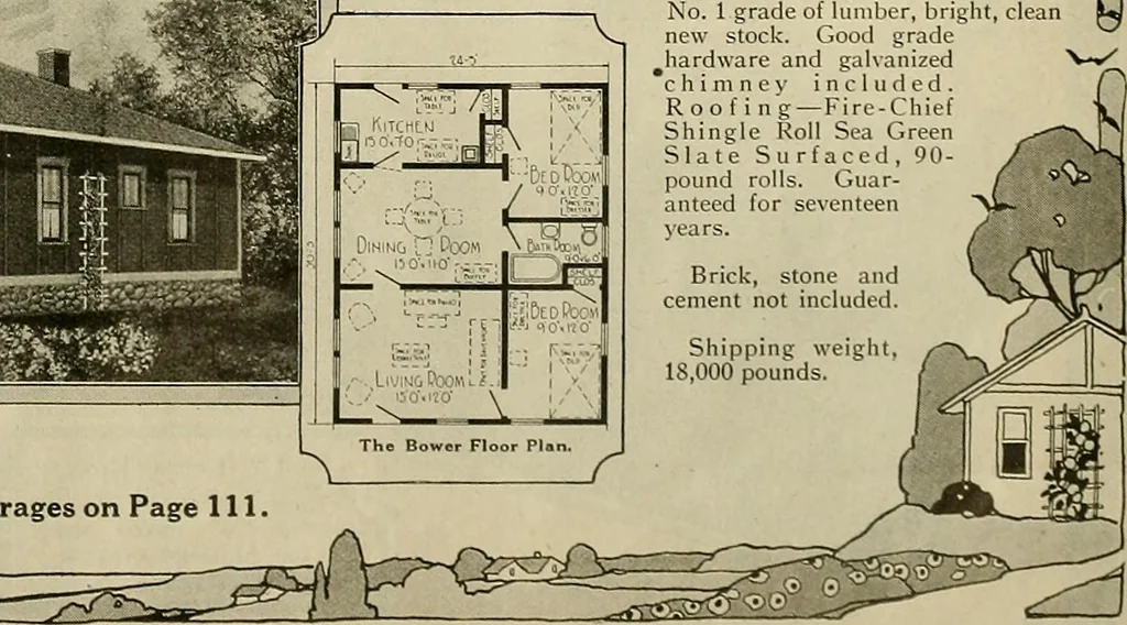 An illustration from One house-or a hundred., 1920, leaf 110