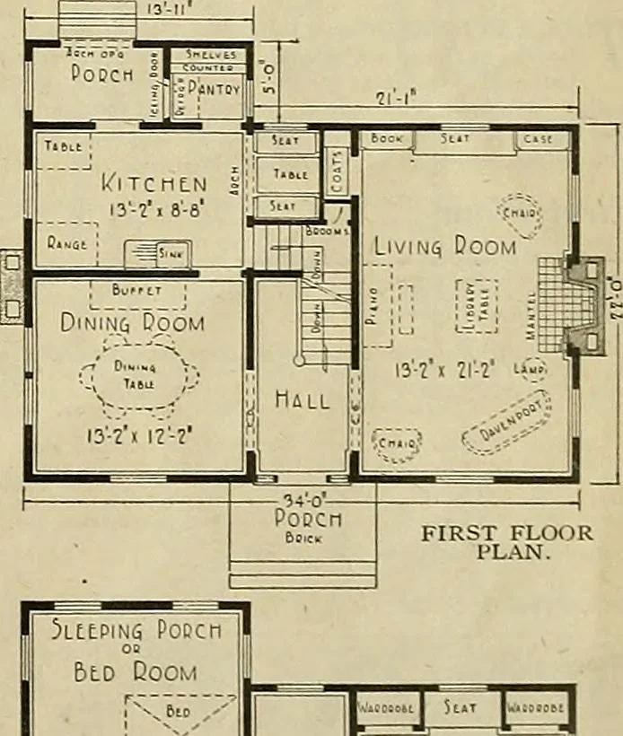 An illustration from One house-or a hundred., 1920, leaf 12