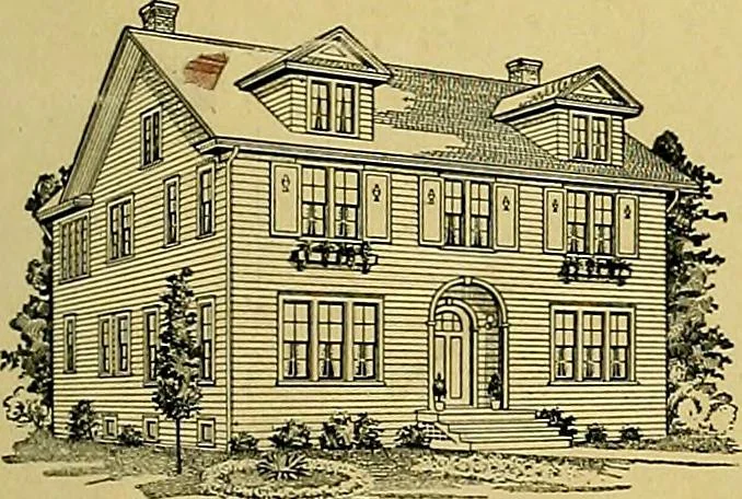 An illustration from One house-or a hundred., 1920, leaf 16