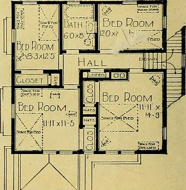An illustration from One house-or a hundred., 1920, leaf 17