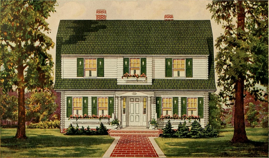 An illustration from One house-or a hundred., 1920, leaf 19