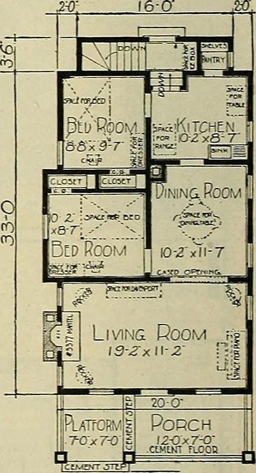 An illustration from One house-or a hundred., 1920, leaf 21