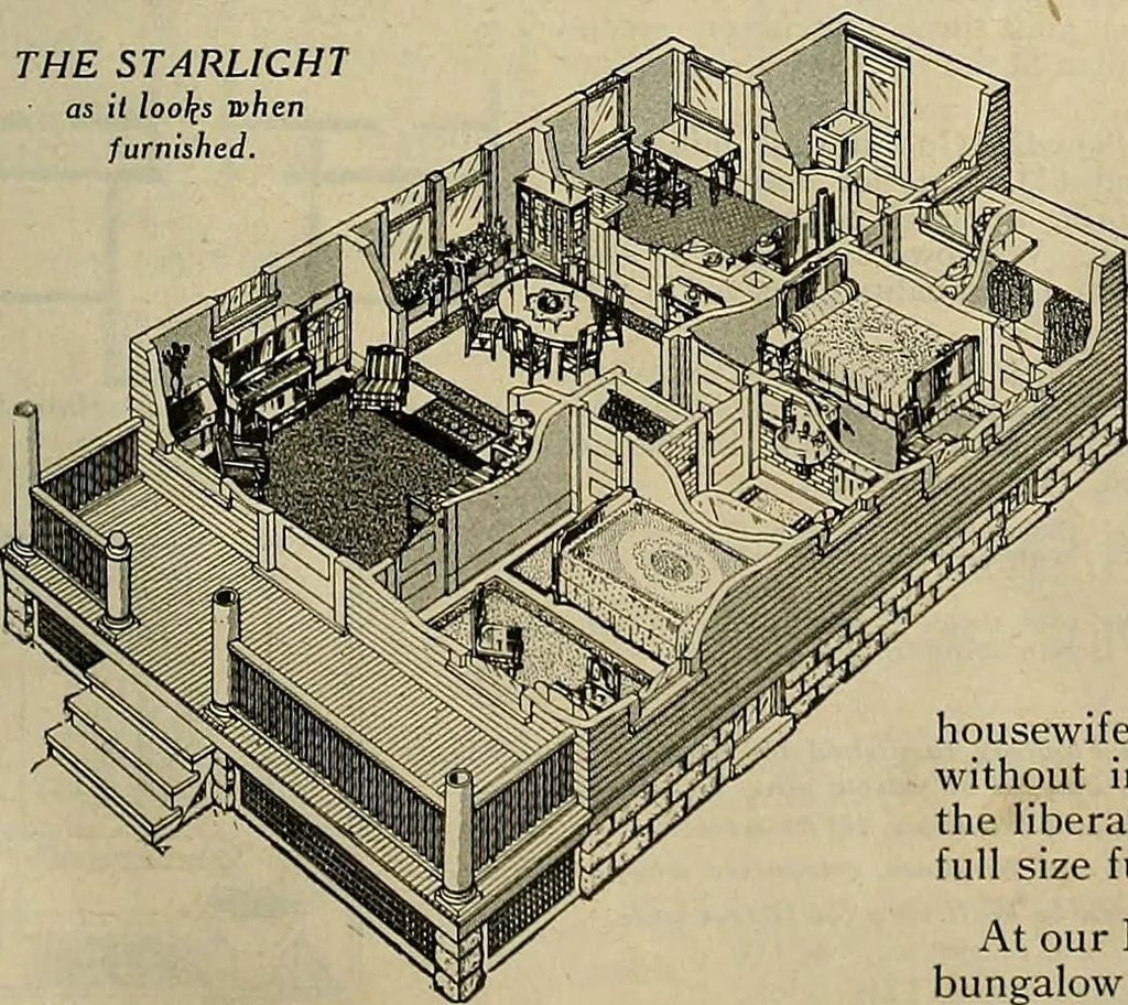 An illustration from One house-or a hundred., 1920, leaf 24