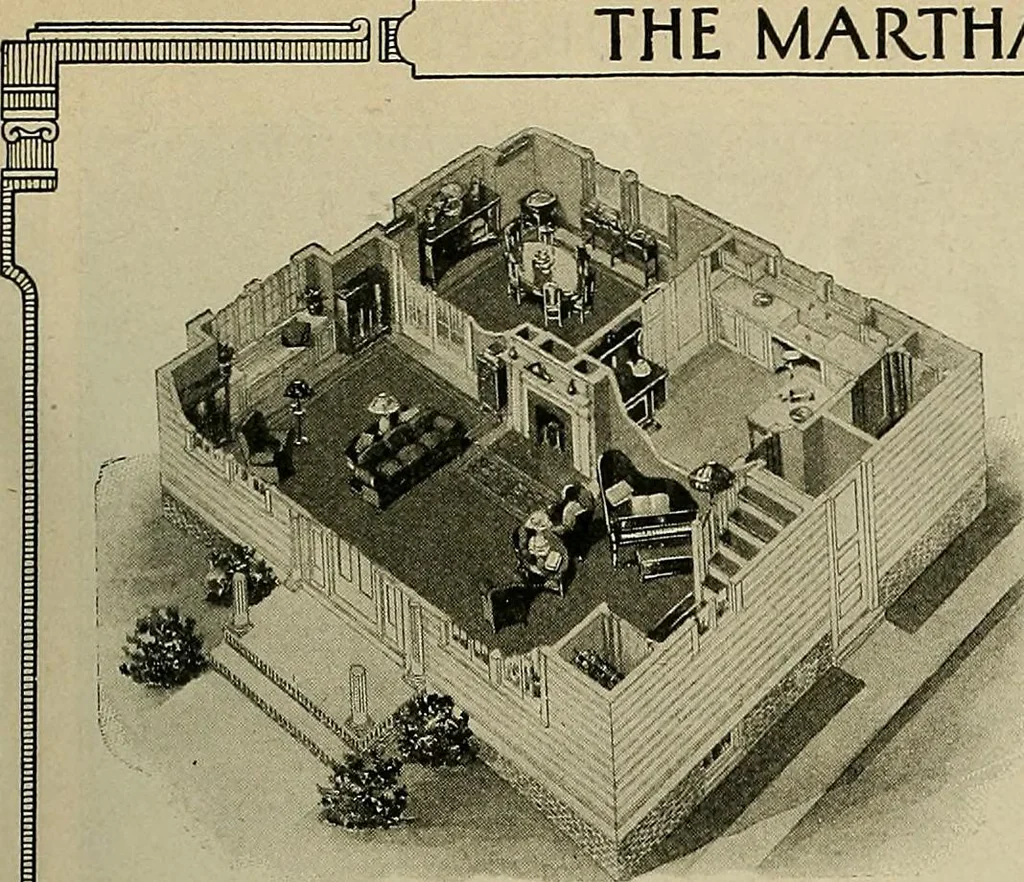 An illustration from One house-or a hundred., 1920, leaf 28
