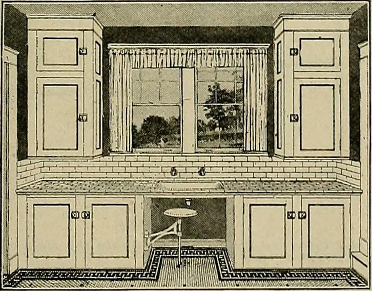 An illustration from One house-or a hundred., 1920, leaf 28