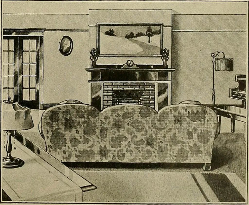 An illustration from One house-or a hundred., 1920, leaf 28