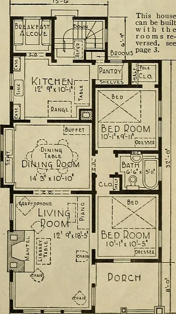 An illustration from One house-or a hundred., 1920, leaf 30