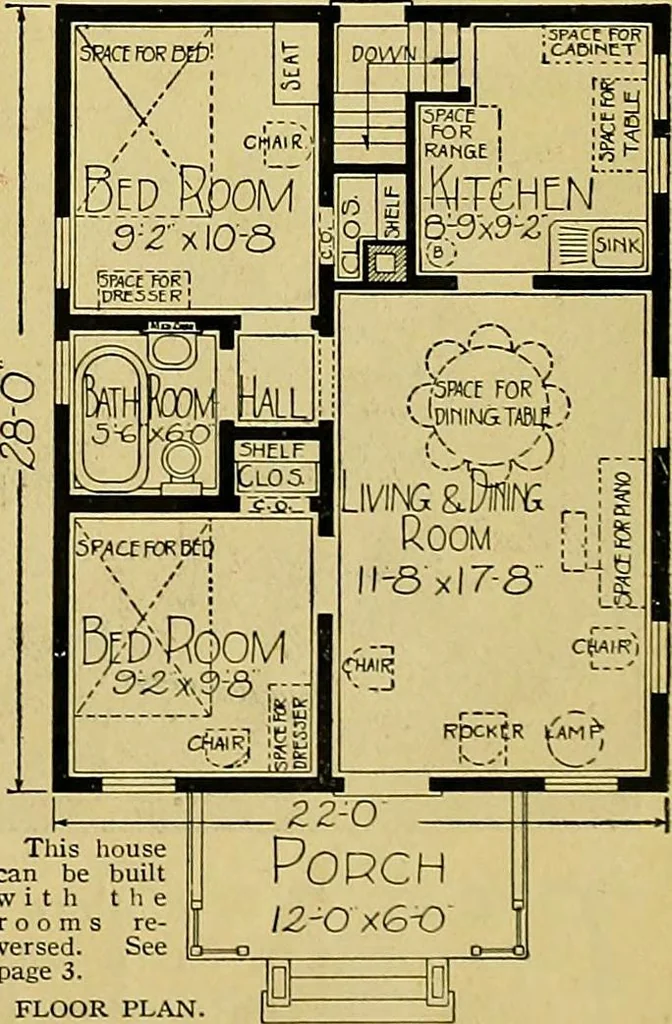 An illustration from One house-or a hundred., 1920, leaf 34
