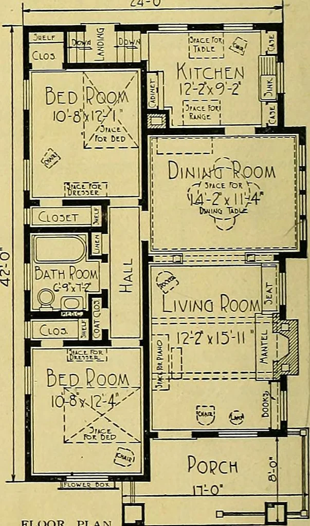 An illustration from One house-or a hundred., 1920, leaf 35