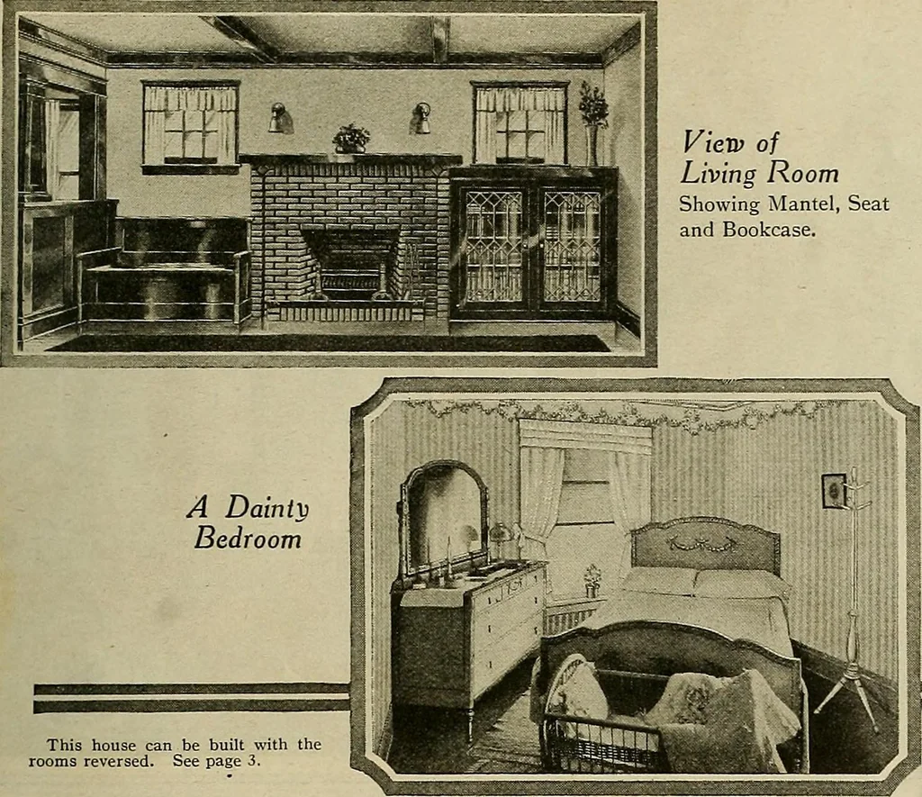 An illustration from One house-or a hundred., 1920, leaf 36