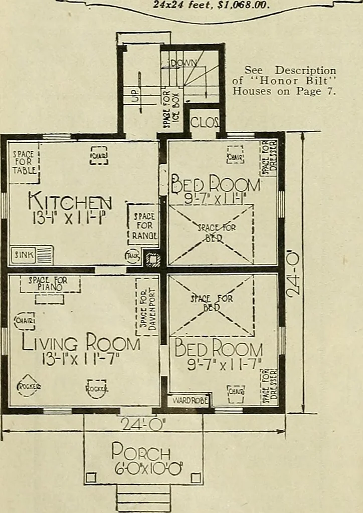 An illustration from One house-or a hundred., 1920, leaf 37