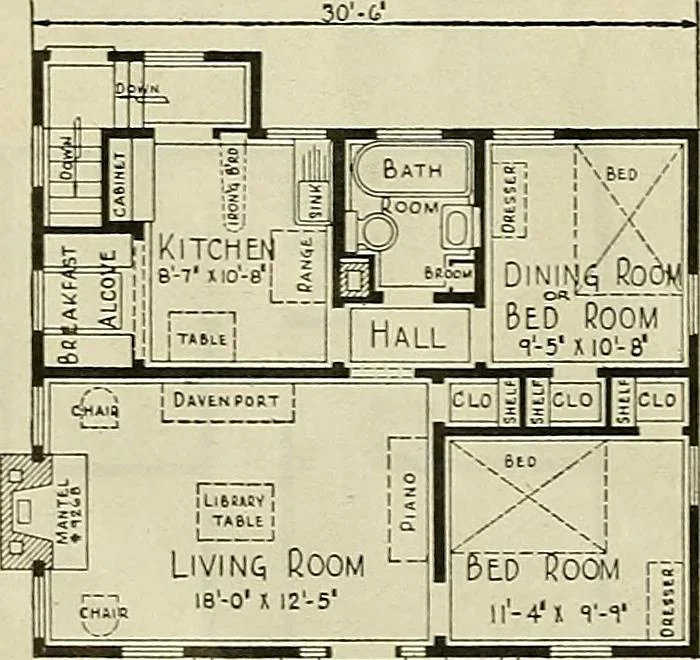 An illustration from One house-or a hundred., 1920, leaf 39