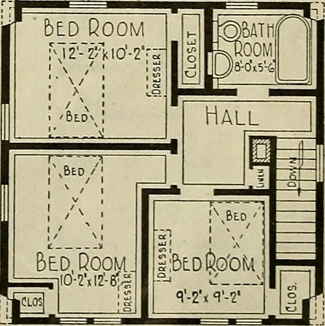 An illustration from One house-or a hundred., 1920, leaf 40