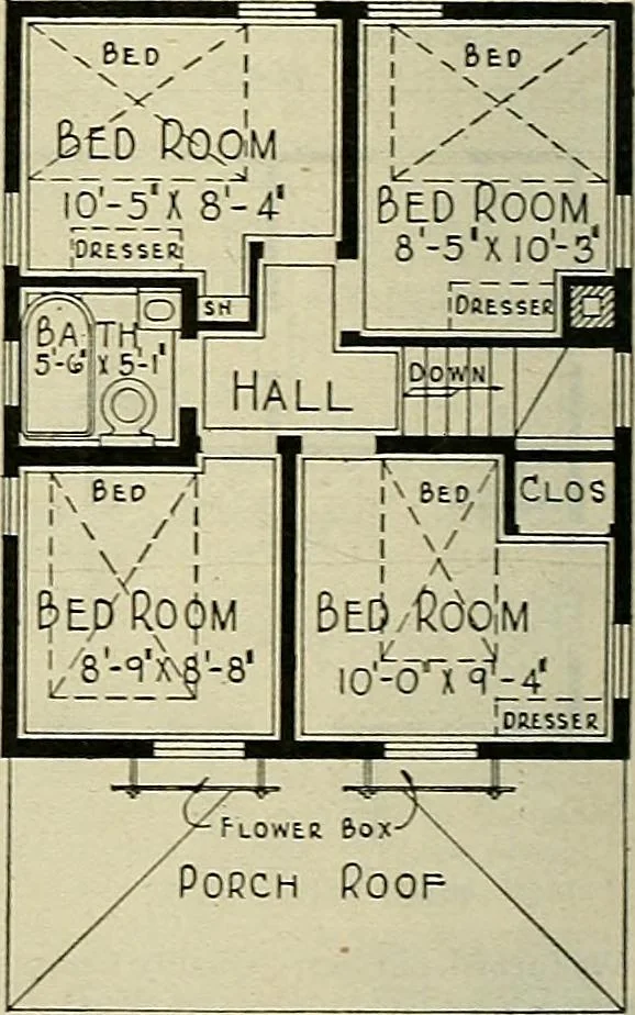 An illustration from One house-or a hundred., 1920, leaf 41