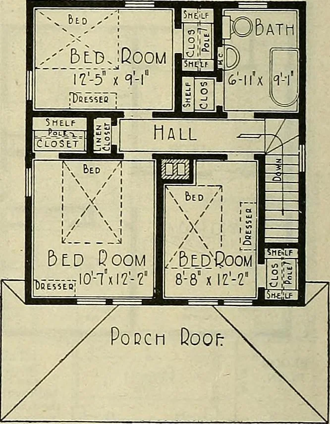 An illustration from One house-or a hundred., 1920, leaf 43