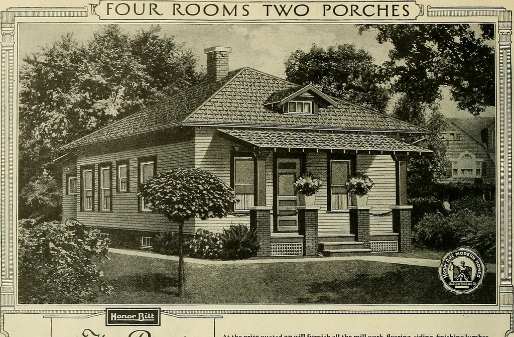 An illustration from One house-or a hundred., 1920, leaf 45