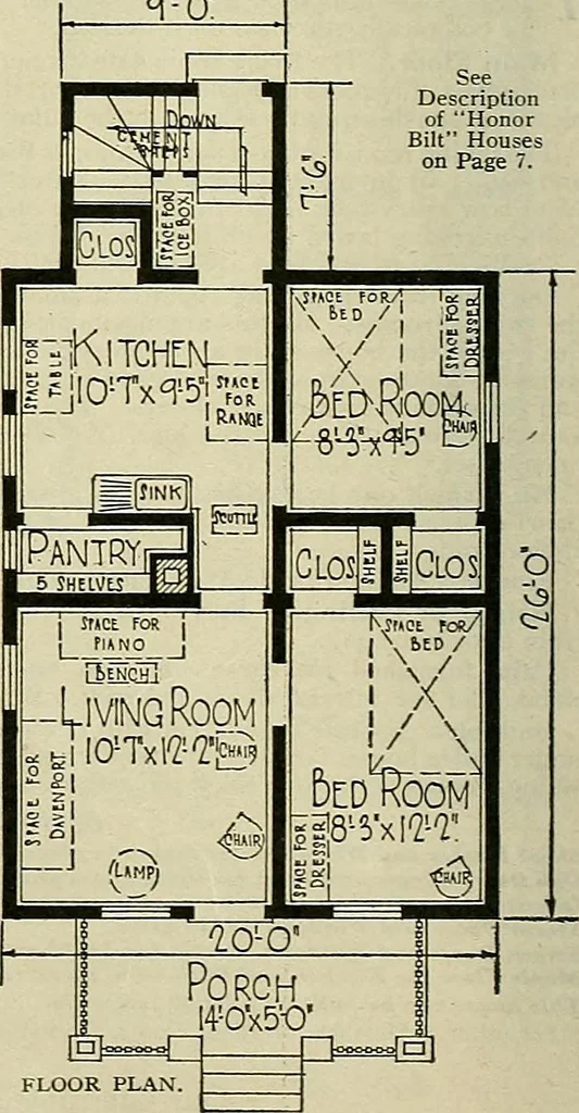 An illustration from One house-or a hundred., 1920, leaf 45