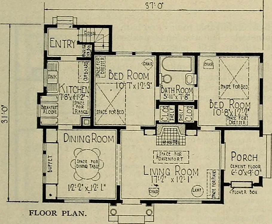 An illustration from One house-or a hundred., 1920, leaf 46