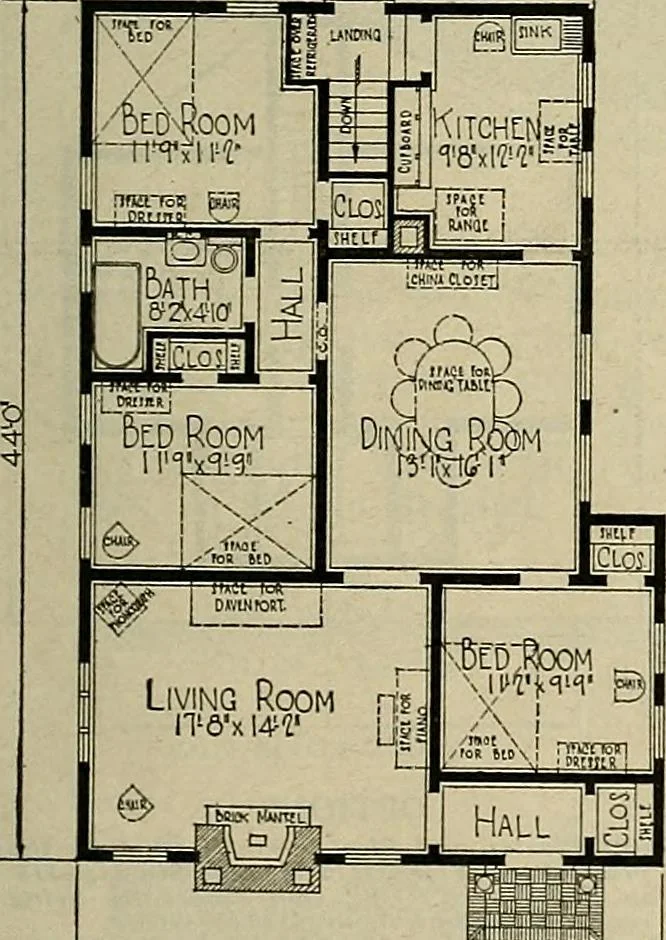 An illustration from One house-or a hundred., 1920, leaf 48