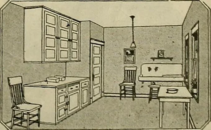 An illustration from One house-or a hundred., 1920, leaf 48