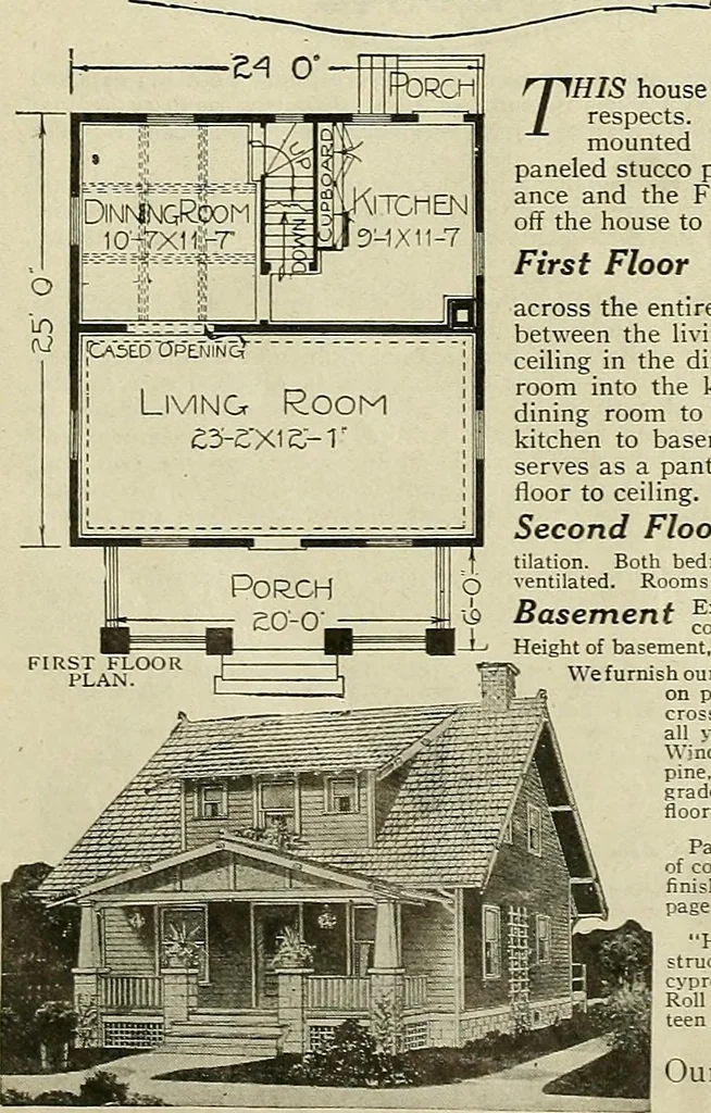 An illustration from One house-or a hundred., 1920, leaf 49