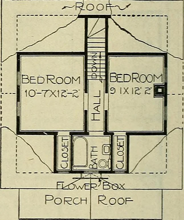 An illustration from One house-or a hundred., 1920, leaf 49
