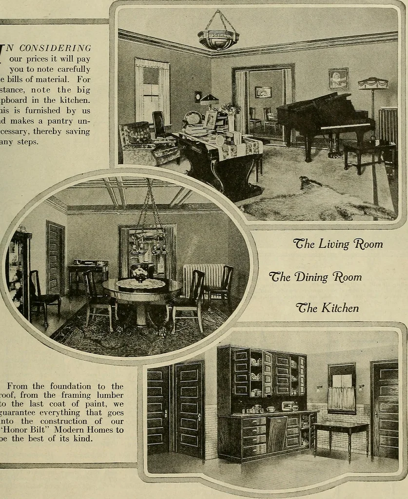An illustration from One house-or a hundred., 1920, leaf 50